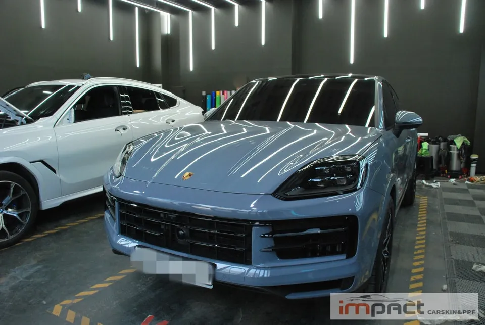 Porsche Cayenne PPF施工事例｜費用目安と仕上がり 施工写真 2-1