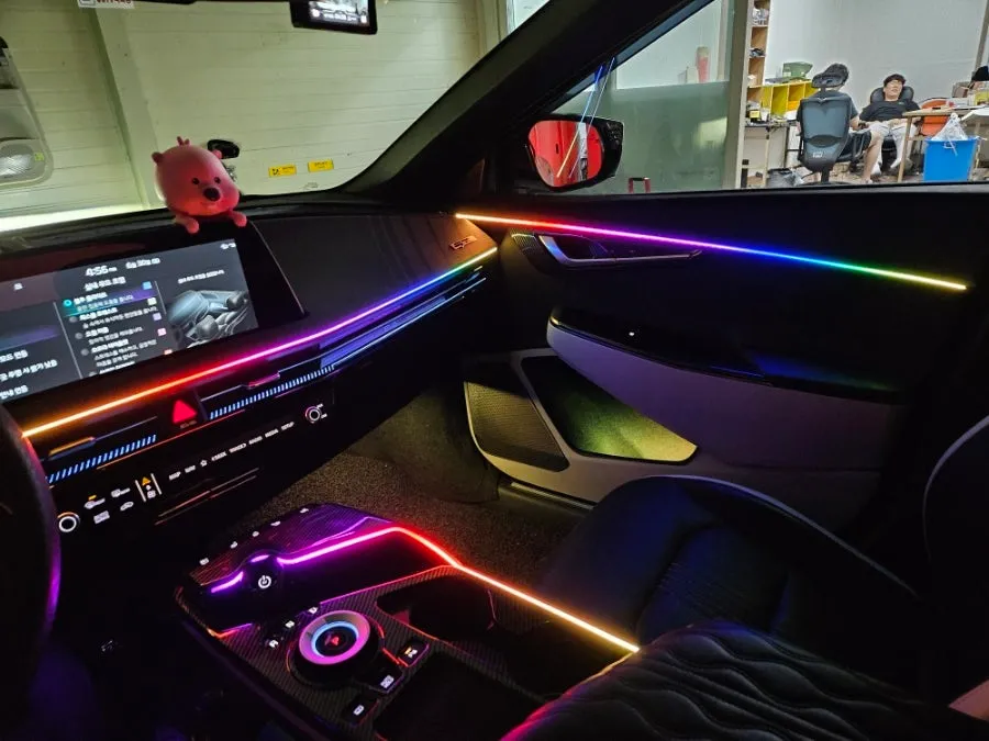 Kia EV6 ambient lighting review