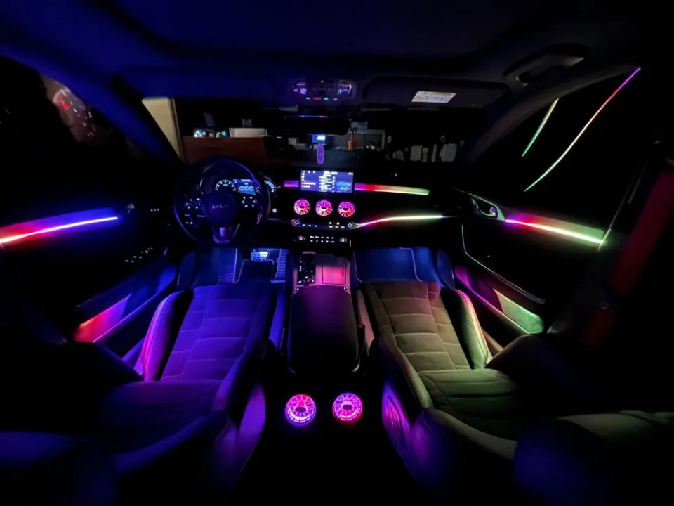 Kia Stinger Meister Ambient Lighting Review: Cost & Results photo 2