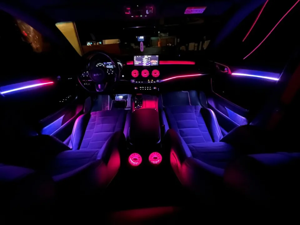 Kia Stinger Meister ambient lighting - Kia Stinger Meister Ambient Lighting Review: Cost & Results photo 4