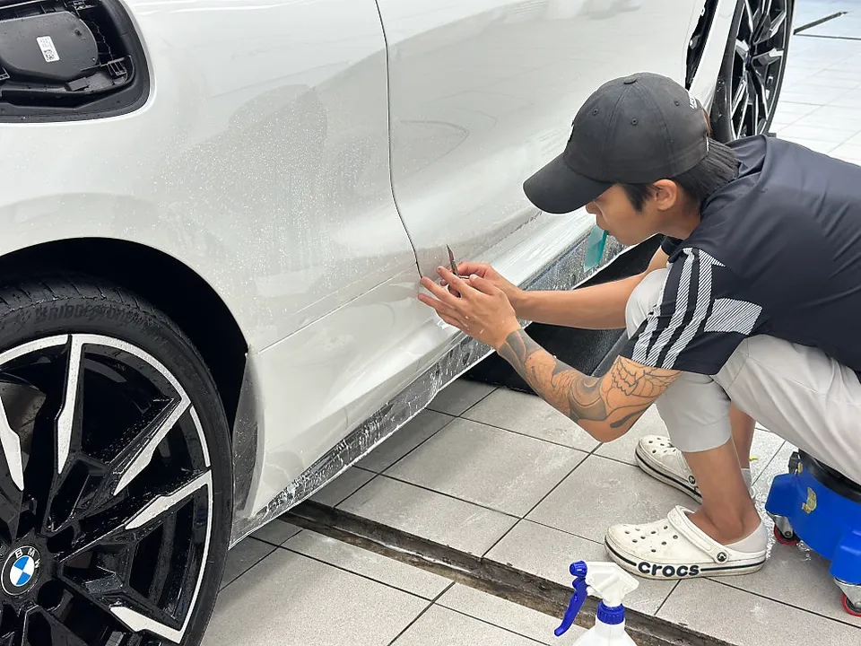 BMW 8 Series PPF施工事例｜韓国での実例紹介 施工写真 2-2