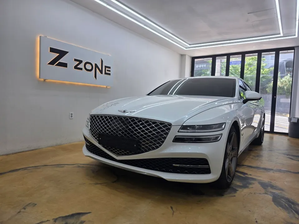 Genesis G80 ルーフブラックPPF施工事例｜費用目安・仕上がり 施工写真 2-1
