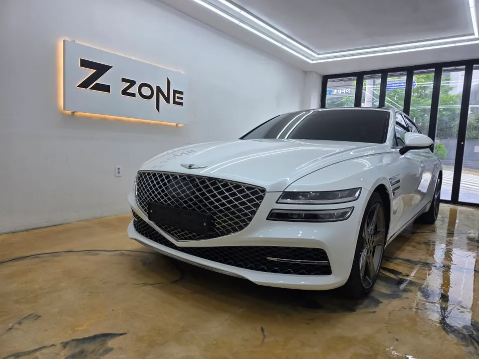 Genesis G80 ルーフブラックPPF施工事例｜費用目安・仕上がり 施工写真 3-1