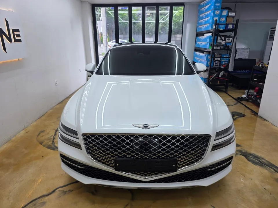 Genesis G80 ルーフブラックPPF施工事例｜費用目安・仕上がり 施工写真 2-2