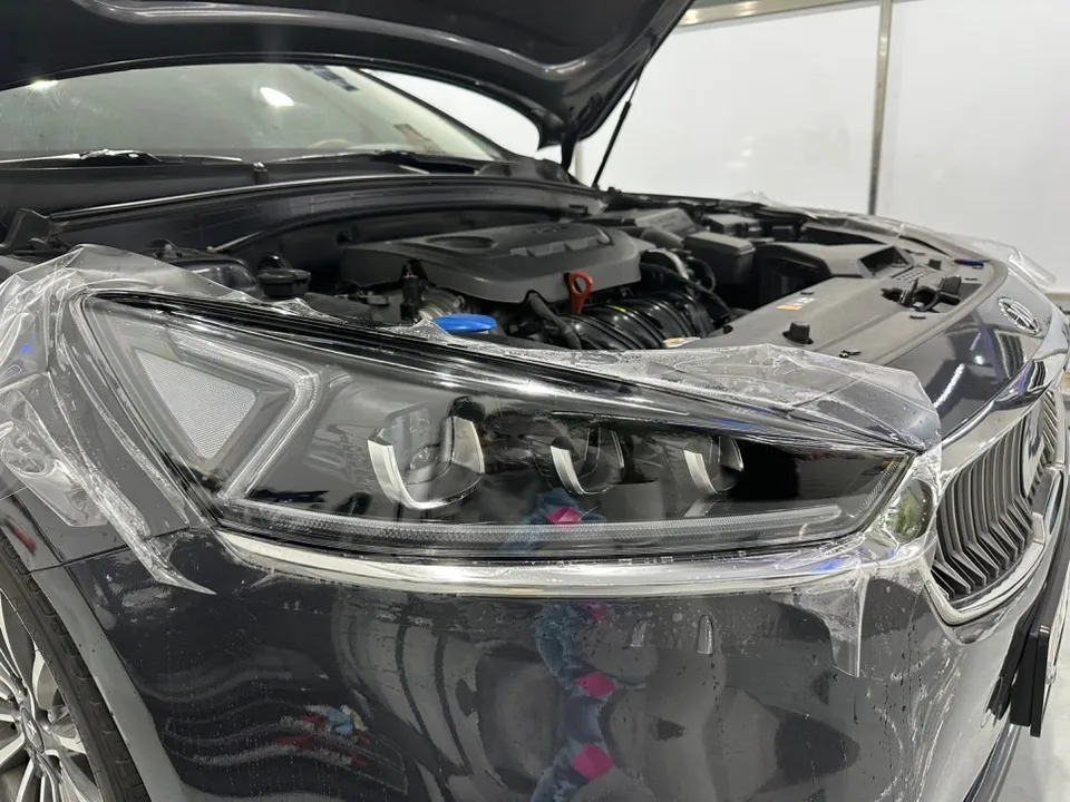 Kia K7 YGのPPF施工事例|費用目安と仕上がり 施工写真 1-3