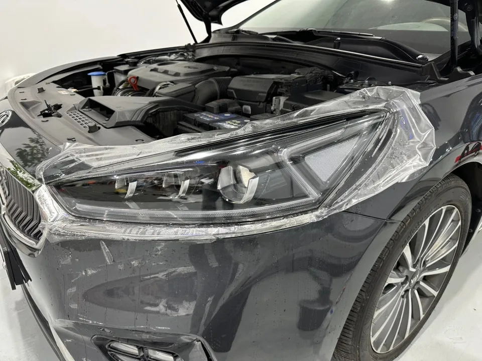 Kia K7 YGのPPF施工事例|費用目安と仕上がり 施工写真 2-3