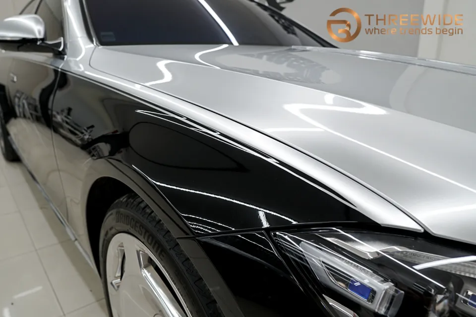 Mercedes-Benz Maybach S580のカーラッピング事例｜費用目安・仕上がり 施工写真 2-1