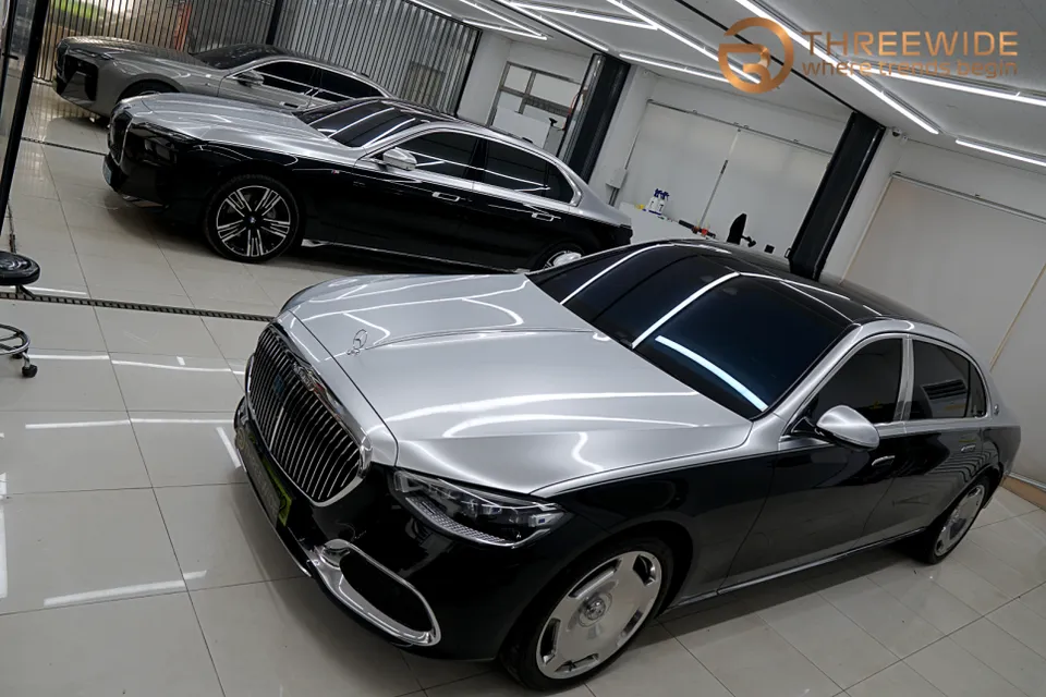 Mercedes-Benz Maybach S580のカーラッピング事例｜費用目安・仕上がり 施工写真 4-1