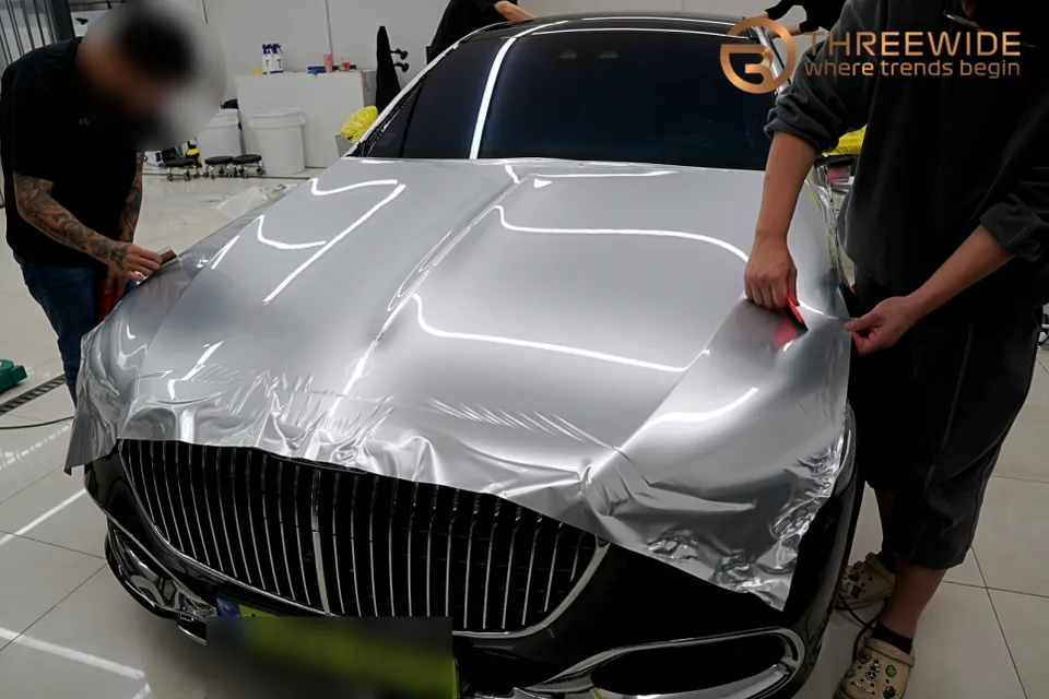Mercedes-Benz Maybach S580のカーラッピング事例｜費用目安・仕上がり 施工写真 2-2