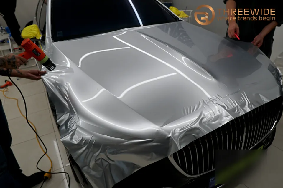 Mercedes-Benz Maybach S580のカーラッピング事例｜費用目安・仕上がり 施工写真 3-2
