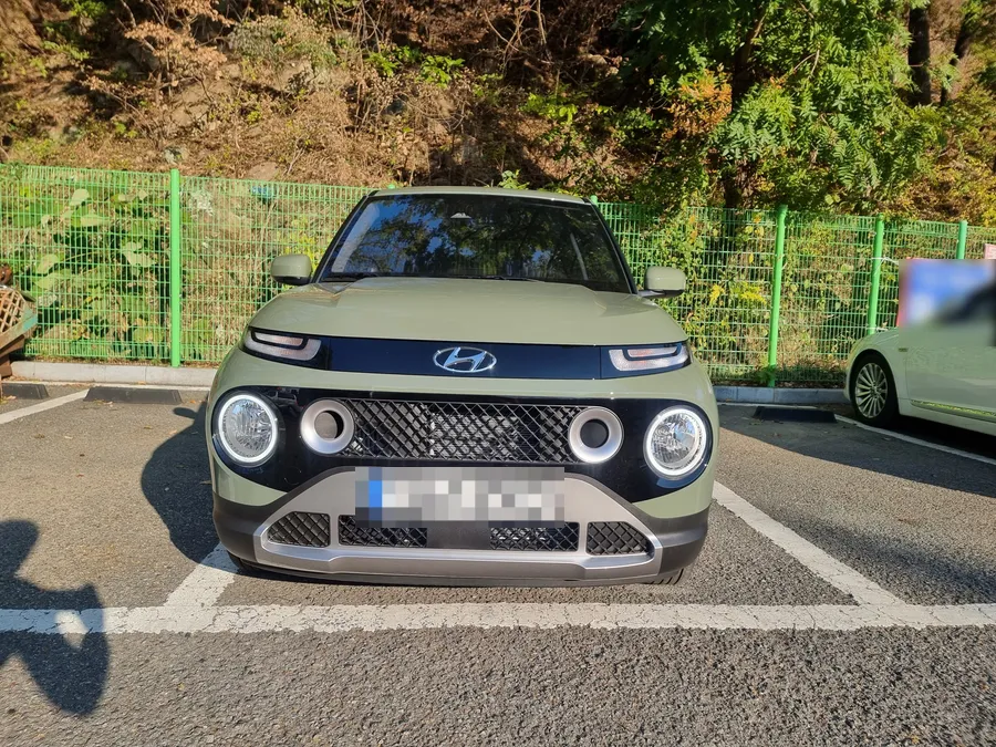 Hyundai Casper dash cam installation result