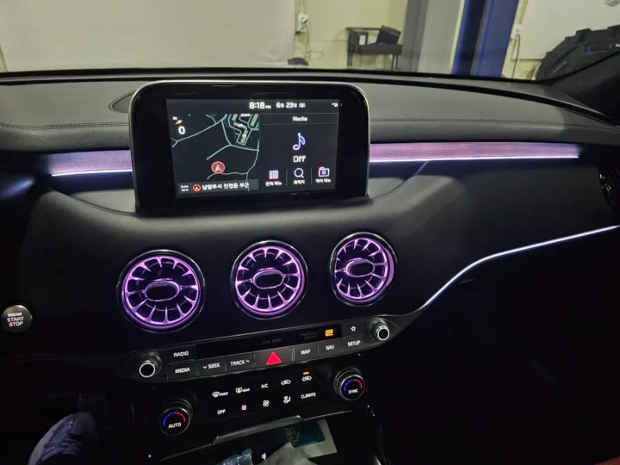 Kia Stinger ambient lighting - Kia Stinger Ambient Lighting Retrofit Review photo 4
