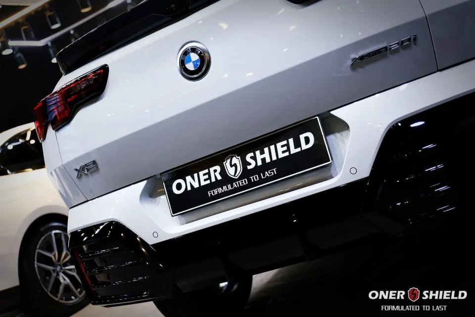 BMW X2のガラスコーティング事例 施工写真 2