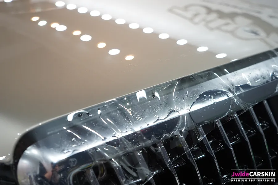 Mercedes-Benz Sクラス PPF施工事例|韓国での実例 施工写真 1-3