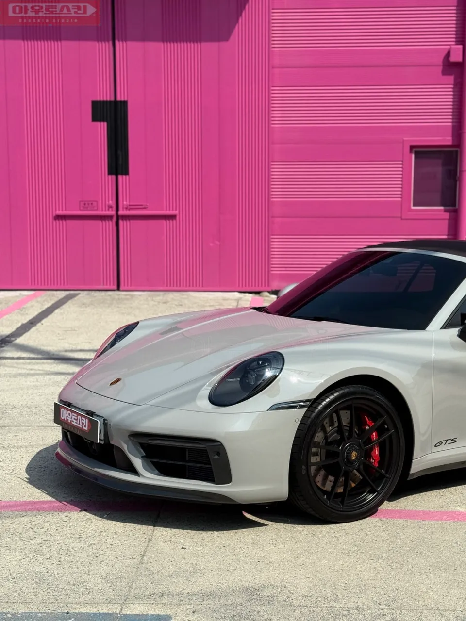 ポルシェ 911のPPF施工事例|韓国での実施工 施工写真 3-2