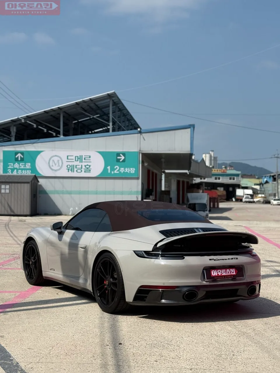 ポルシェ 911のPPF施工事例|韓国での実施工 施工写真 1-3