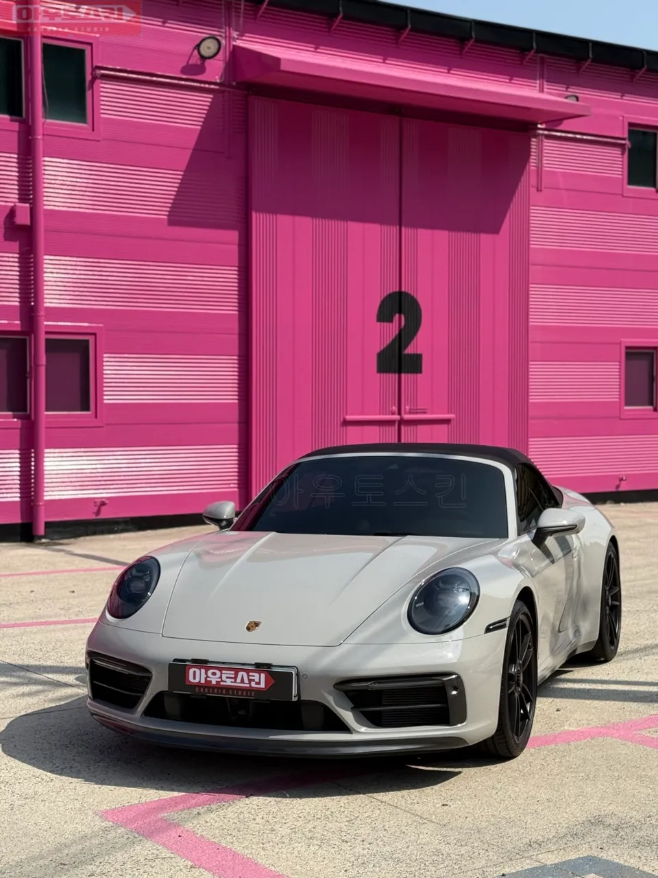 ポルシェ 911のPPF施工事例|韓国での実施工 施工写真 2-3