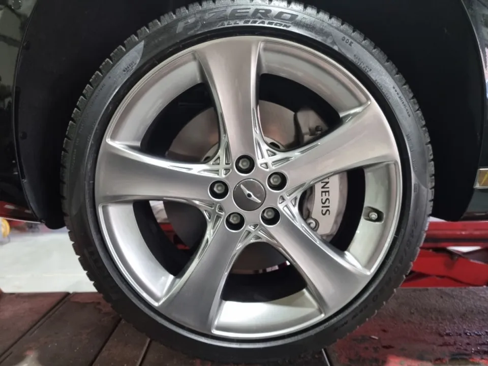 Genesis G80 wheel repair - Genesis G80 Wheel Repair & Painting Review photo 4