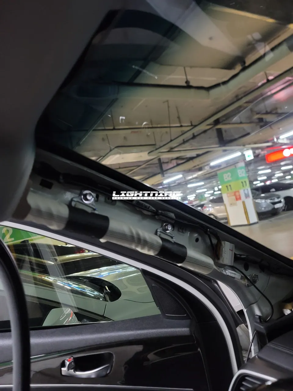 BMW M3のドライブレコーダー取付事例 施工写真 2-2