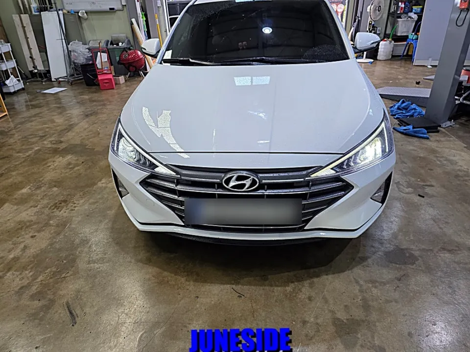 Hyundai Elantra AD seat ventilation installation result