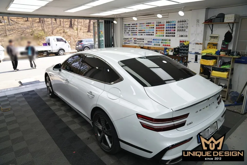 Genesis G80のPPF施工事例｜費用目安と仕上がり 施工写真 2-2