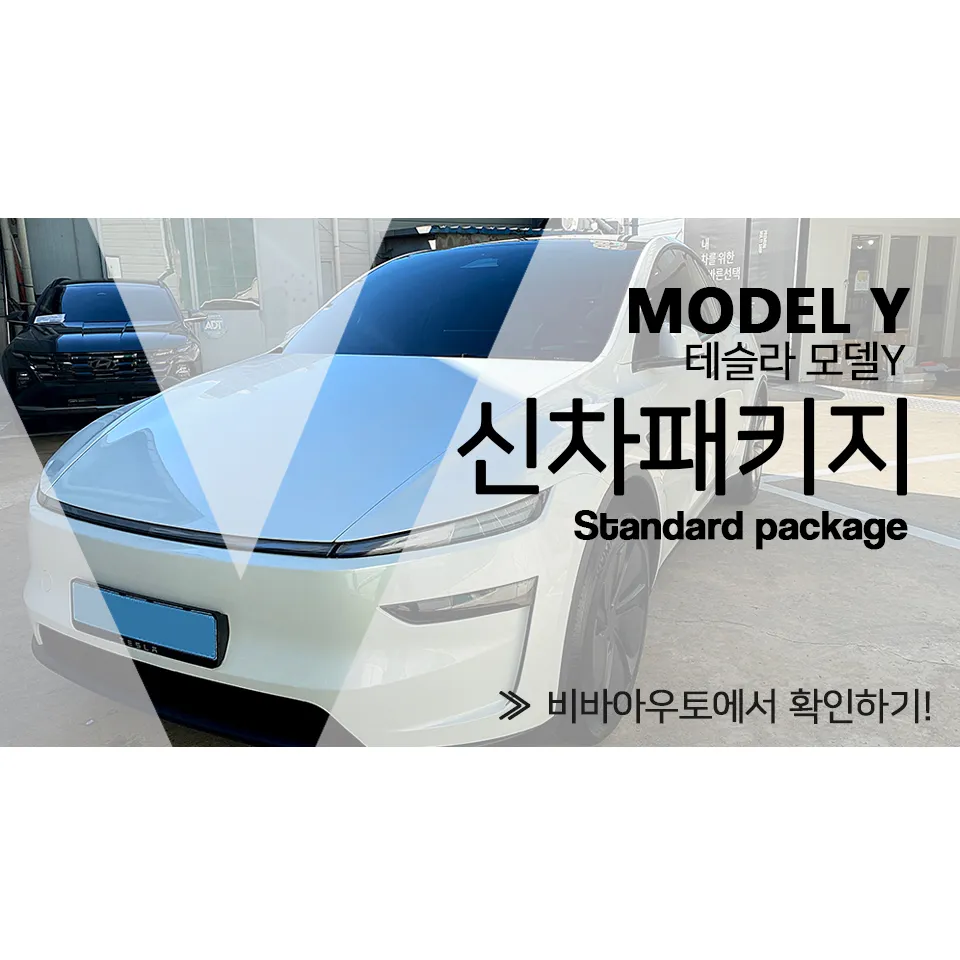 Tesla Model Y new car package installation result