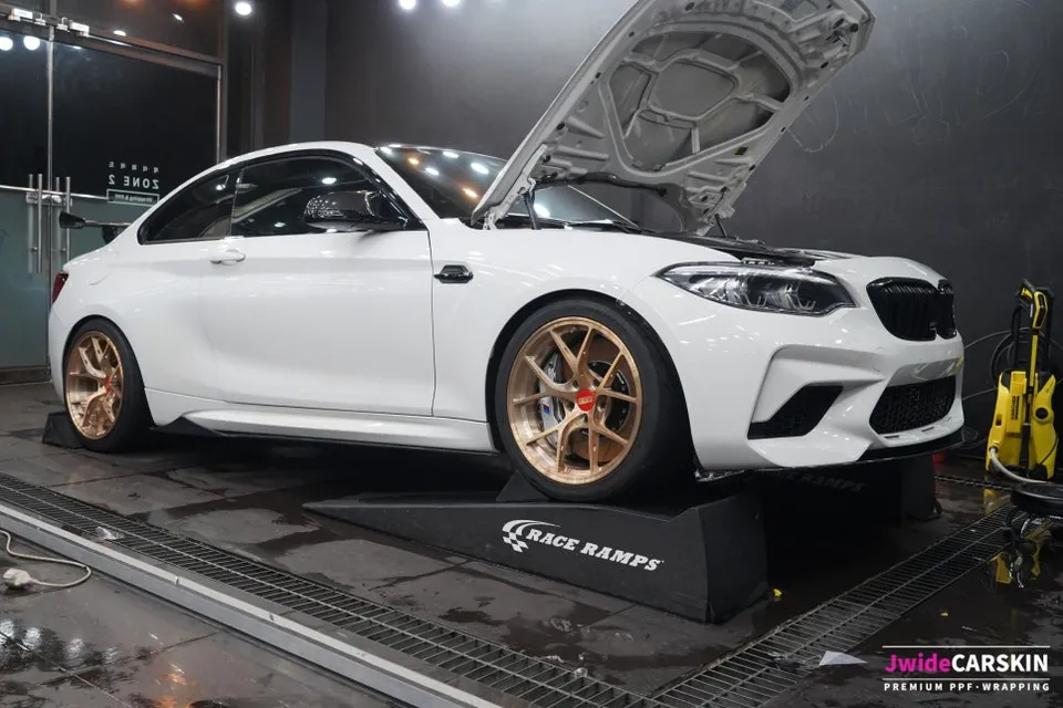 BMW M2 F87 PPF施工事例|費用目安と仕上がり 施工写真 4-2