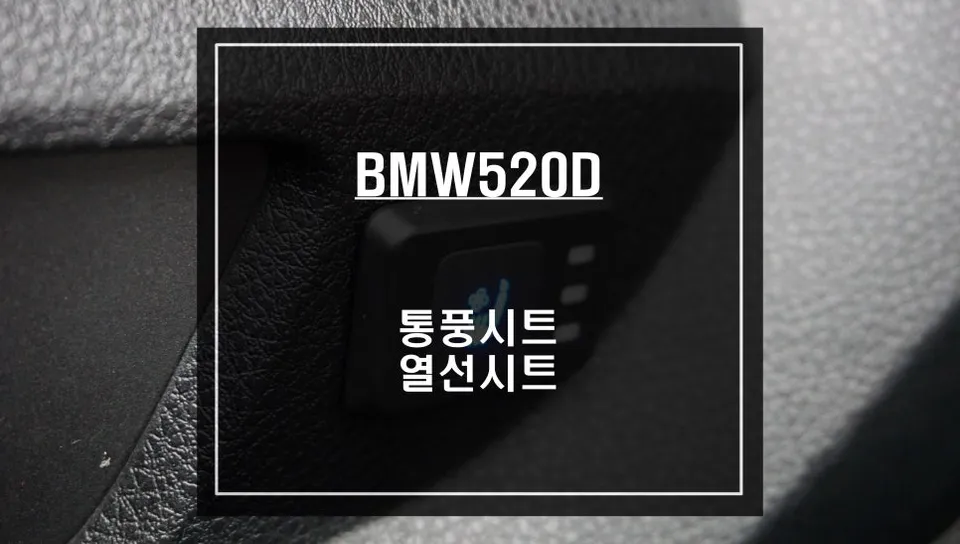 BMW 520D F10 seat ventilation review