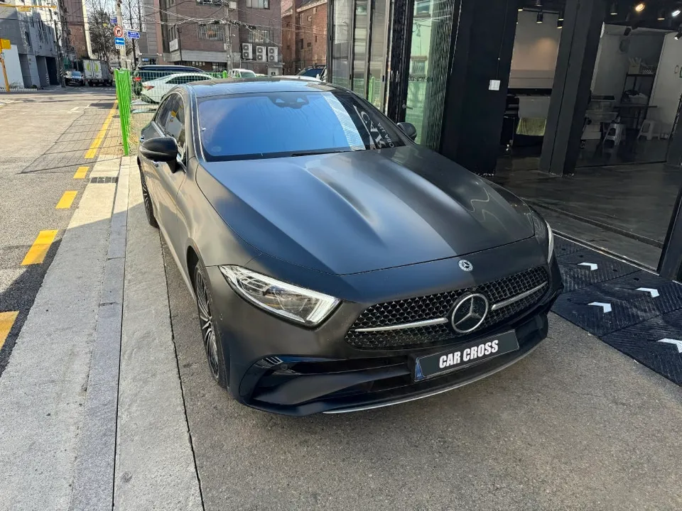 Mercedes-Benz CLSのPPF施工事例｜韓国での実例 施工写真 1-2