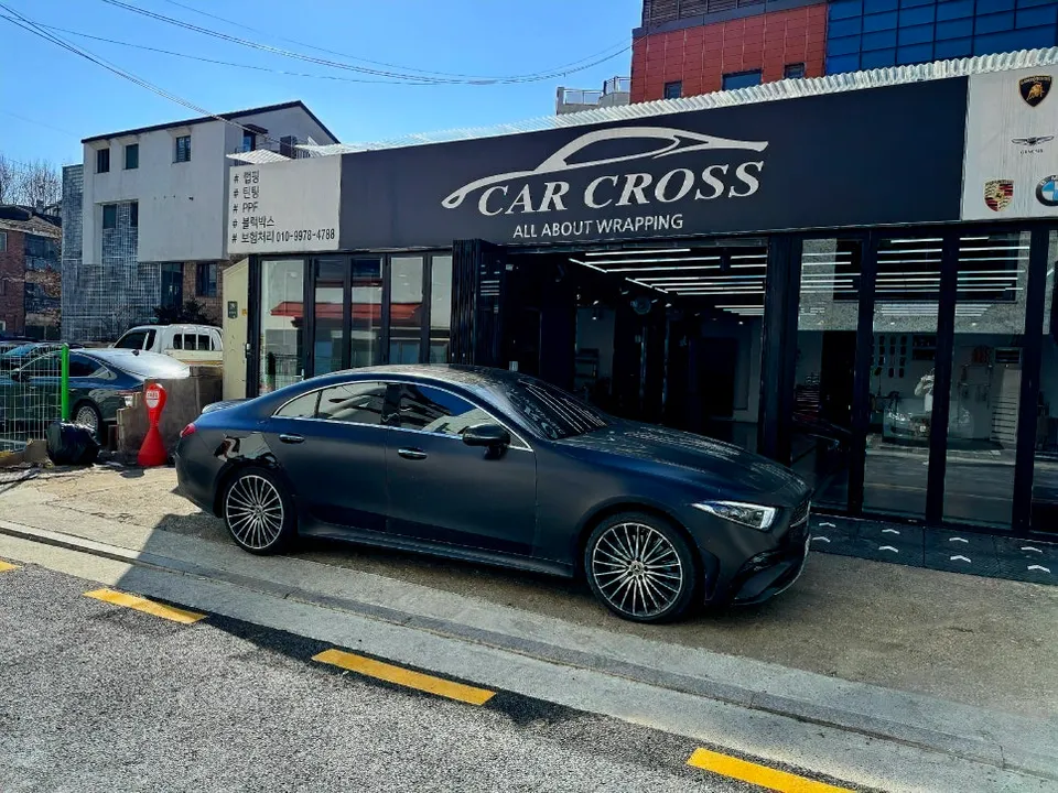 Mercedes-Benz CLSのPPF施工事例｜韓国での実例 施工写真 2-2