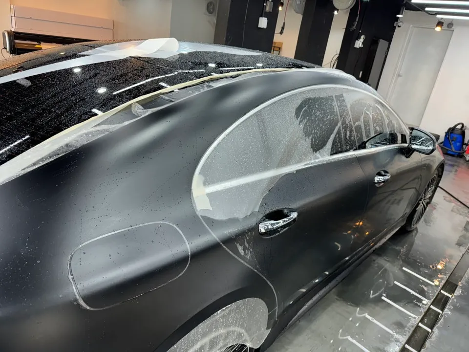 Mercedes-Benz CLSのPPF施工事例｜韓国での実例 施工写真 3-3