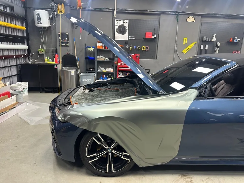 BMW 4シリーズ コンバーチブルのカーラッピング事例｜費用目安・仕上がり 施工写真 1-3