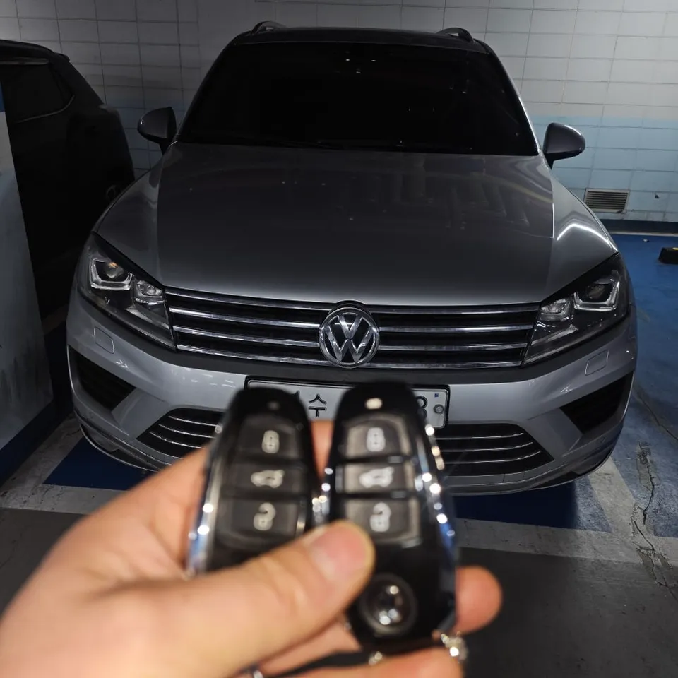 Volkswagen Touareg oem options installation result