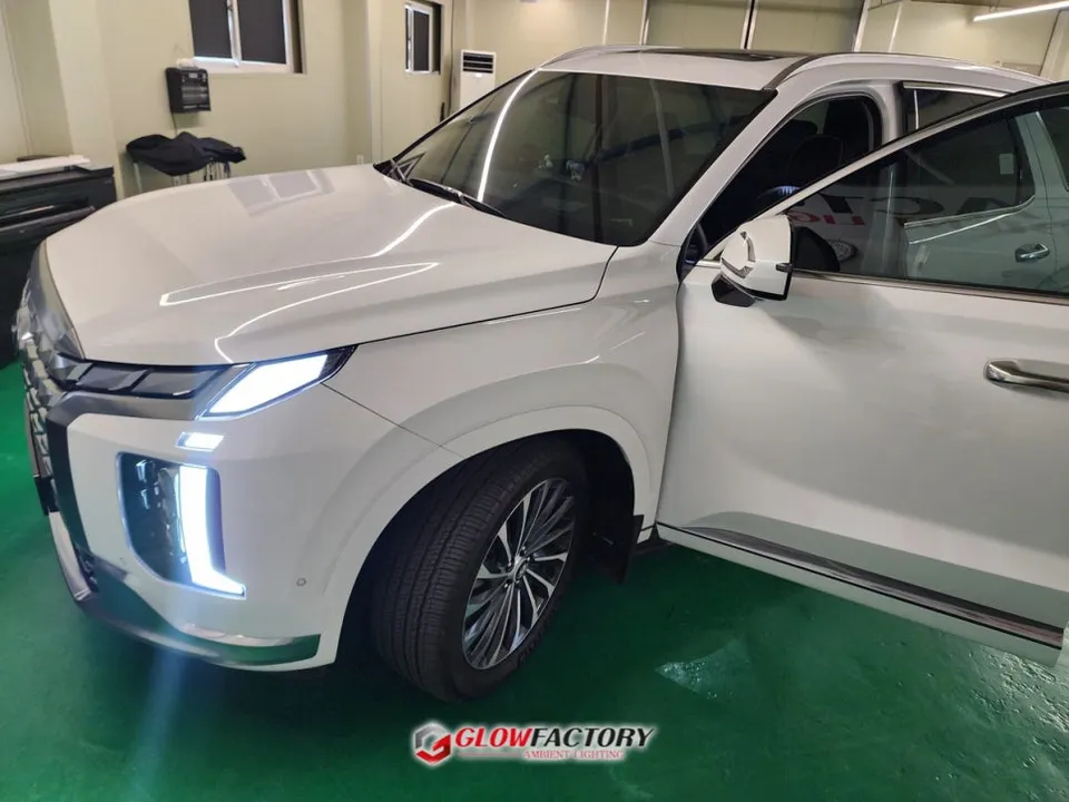 Hyundai Palisade ambient lighting installation result