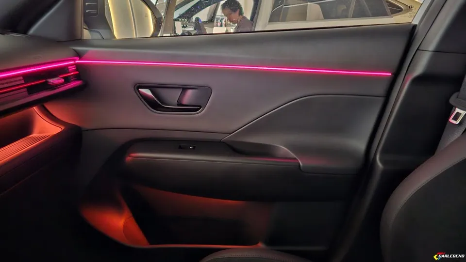 Hyundai Kona ambient lighting - Hyundai Kona Ambient Lighting Installation - Clean Interior Illum photo 6