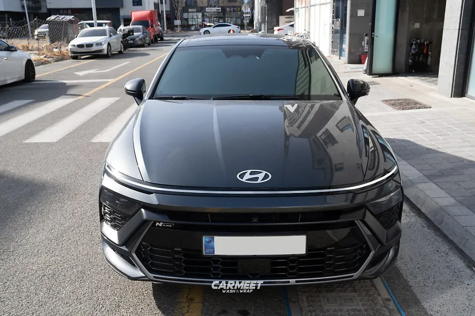 Hyundai Sonata DN8のカーラッピング事例｜費用目安・仕上がり 施工写真 2-1