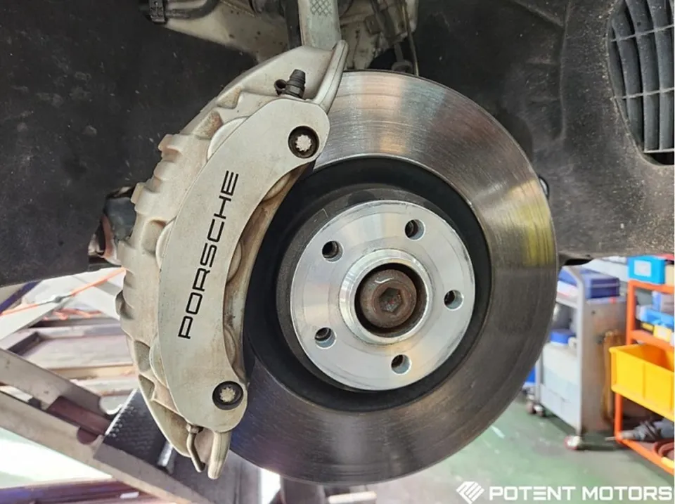 Porsche Cayenne wheel repair installation result
