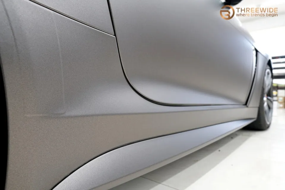 Jaguar F-Type vinyl wrap - Jaguar F-Type Vinyl Wrap Review: Matte Grey Transformation photo 3