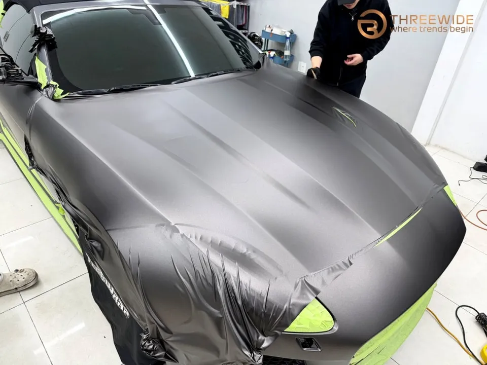 Jaguar F-Typeのカーラッピング事例｜無گران事例 施工写真 3-2