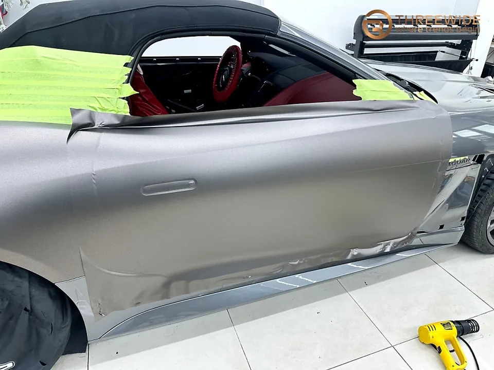 Jaguar F-Typeのカーラッピング事例｜無گران事例 施工写真 3-3