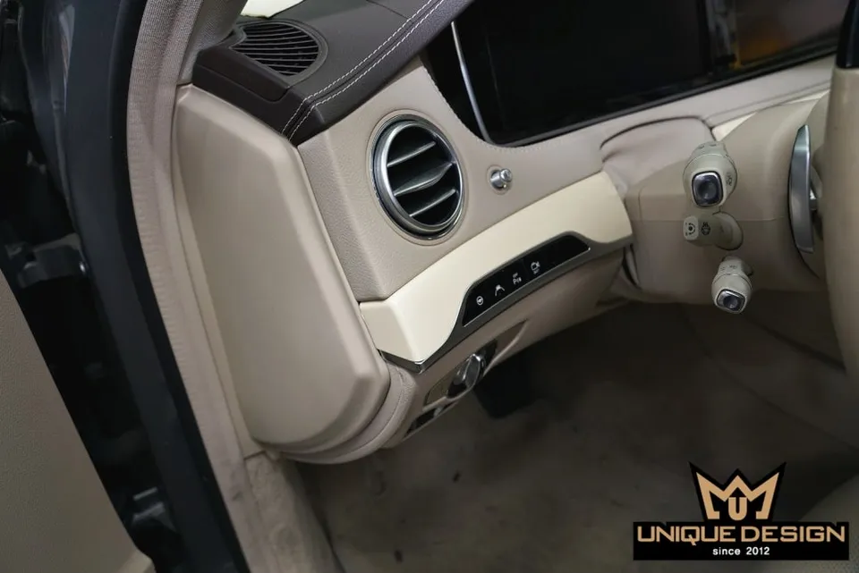 Mercedes-Benz S-Class W222のカーラッピング事例 施工写真 1-3