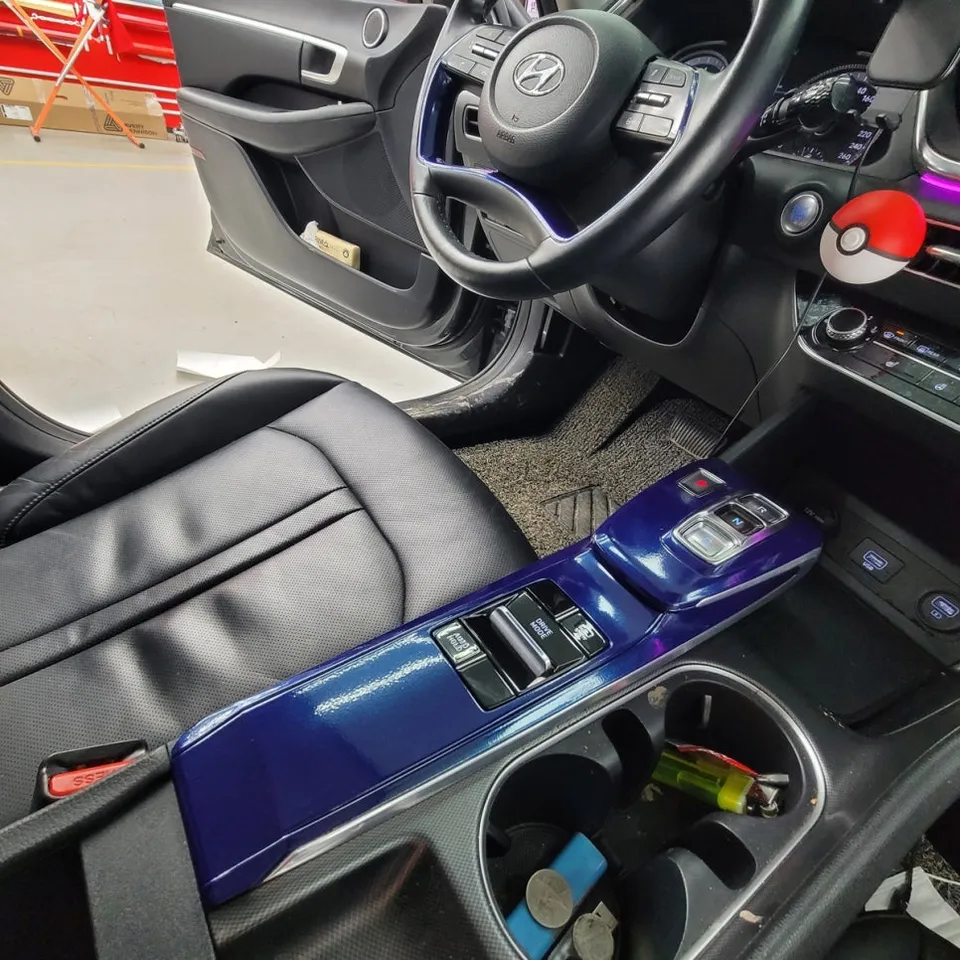 Hyundai Sonata DN8のカーラッピング事例 施工写真 4-2