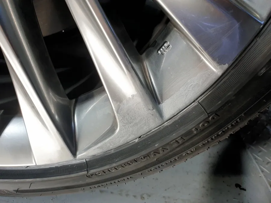 Lexus ES300 body repair - Lexus ES300 Car Paint Repair Review — Flawless Hyper Silver Finis photo 3
