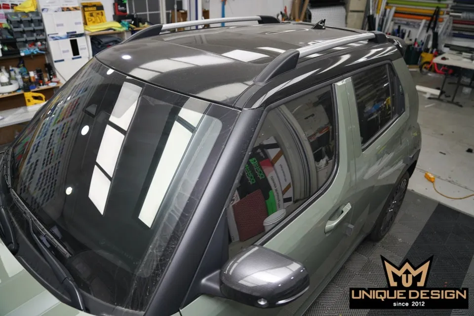Hyundai Casper vinyl wrap - Hyundai Casper Vinyl Wrap Review — Roof Skin Removal photo 3
