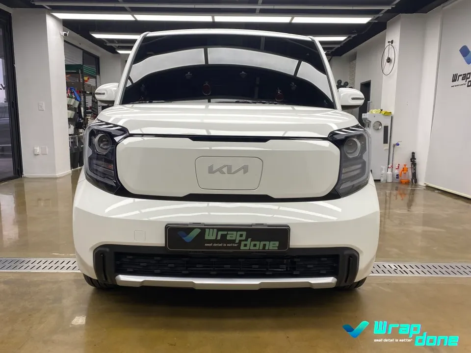 Kia Ray EVのカーラッピング事例｜費用目安・仕上がり 施工写真 1-3