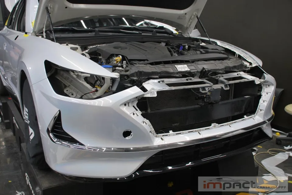 Hyundai Sonata DN8のカーラッピング事例｜費用目安・仕上がり 施工写真 3-3