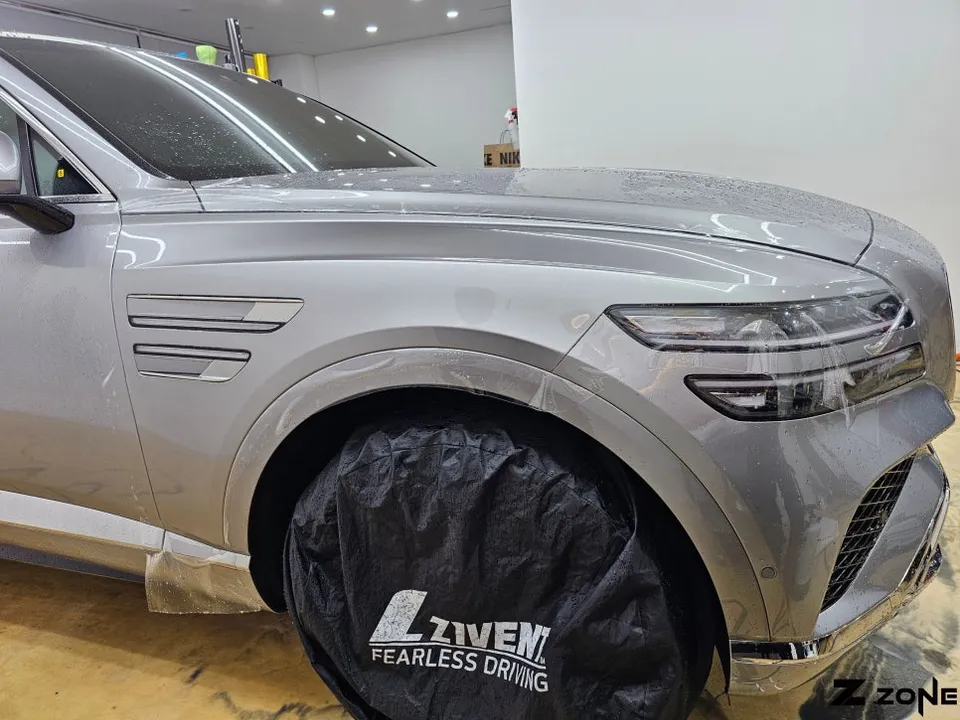 Genesis GV80 PPF施工事例｜費用目安と仕上がり 施工写真 3-1