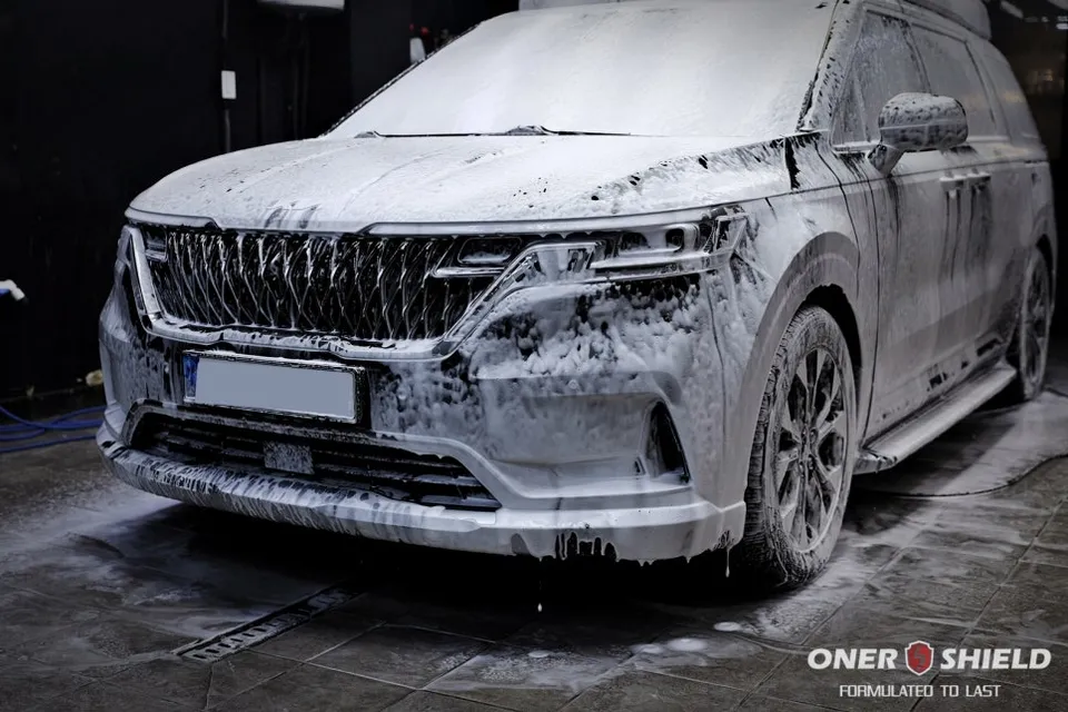 Kia Carnival 4th Genのガラスコーティング事例|費用目安・仕上がり 施工写真 1-1