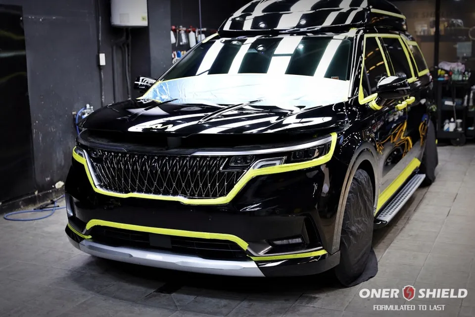 Kia Carnival 4th Genのガラスコーティング事例|費用目安・仕上がり 施工写真 3-2