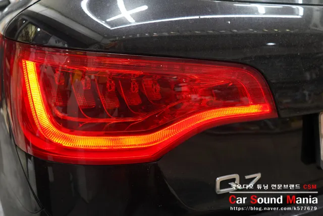 Audi Q7のカーオーディオ施工事例 施工写真 1-1